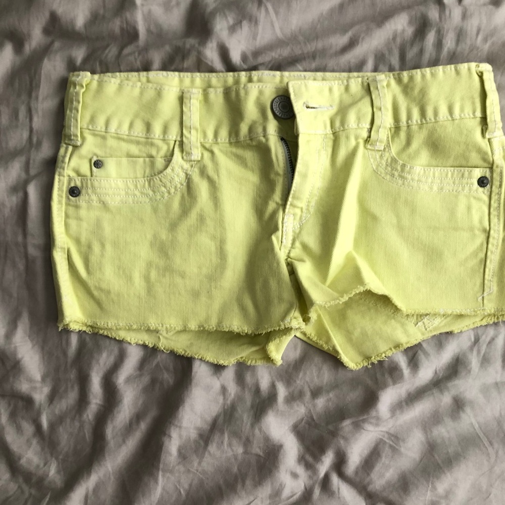 Neon Yellow Shorts
